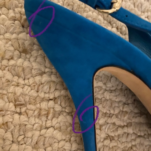 Gucci Sophia Suede Peep Toe Slingback Sandals - Picture 9 of 10